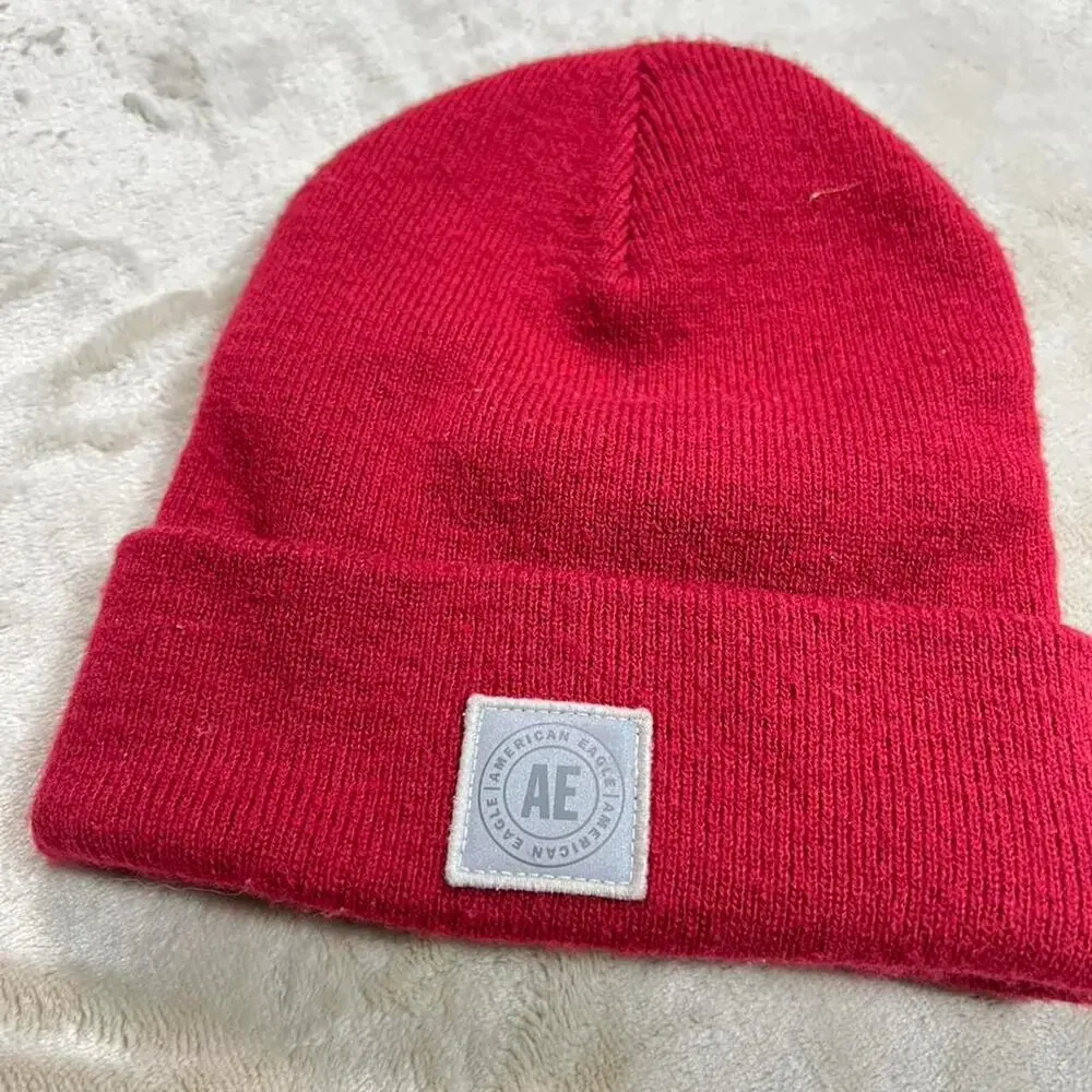 Red American Eagle Beanie